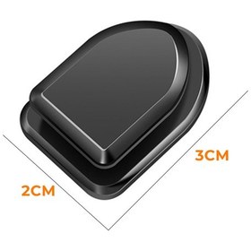 Resim Microcase 8'li Mini Araç İçi Ev Ve Ofis İçin Kendinden Yapışkanlı Çok Amaçlı Düzenleyici Kanca Seti Al5365 Siyah 