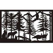 Resim Genel Markalar Kurtlar Hindiler Ve Orman 70X42 Cm Lcst [Lcst] 