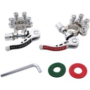 Resim Tenfowee Alüminyum Akü Bağlantı Klembi Kırmızı-siyah - Araç, Kamyon, Gemi Uyumlu - Dayanıklı, İyi Konduktif Ve Kolay Kurulum 