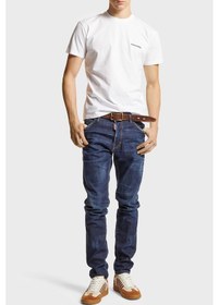 Resim Dsquared2 Erkek Kot Pantolon S74lb1315 S30342 470 Lacivert 