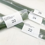 Resim Her pakette 100 adet çiçek tel, Kendin yap çiçek ambalaj malzemeleri, Çiçekçi dükkanı malzemesi 