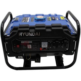 Resim Hyundai HHY3300 Benzinli Jeneratör – 2.8 kW, 7 HP, 213 cc, AVR’li, Monofaze, İpli Çalıştırma 