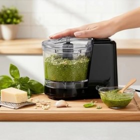 Resim Esmo Home Kiwi KC-8217 Mini Doğrayıcı, 350 Ml, 160 W - Çift Bıçaklı Paslanmaz Çelik, Çıkarılabilir Parçalar, Kompakt Tasarım 