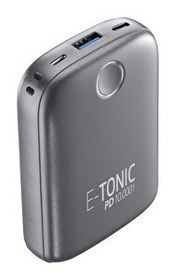 Resim Cellular Line E-Tonic SYPBHDPD10000K 10000 mAh 18W PD Powerbank Siyah 
