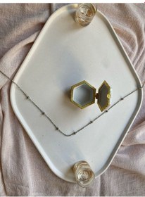 Resim Taş Tozu El Yapımı Nişanlık Sunumluk Ve Mumluk Tepsi Şık Ve Dekoratif Tasarım 30x23 Cm Renkli 