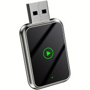 Resim 2-in-1 Kablosuz Carplay Adaptörü for iphone için USB Arayüzü Kablolu Kablosuz Apple CarPlay Adaptörü Mini Boyutlu Kararlı Kontrol Geçmez Arabaya Uygun 