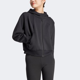 Resim adidas Z.N.E. Full-Zip Kapüşonlu Kadın Siyah Eşofman Üstü 