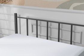 Resim EVGER METAL KARYOLA, K90, SİYAH, 160X200 