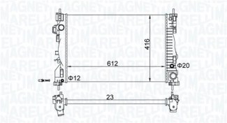 Resim MOTOR SU RADYATORU ALFA ROMEO GIULIETTA 1.4 TB 10>20 