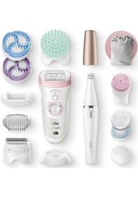 Resim Braun Silk-Epil 9 9995 SensoSmart Islak ve Kuru 11 Ek Ataçmanlı Epilatör 