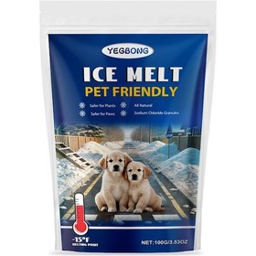 Resim Maiyame Evcil Hayvan Dostu Magnezyum Klorür Eritici: -15 F'de Buz Ve Karı Hızlıca Eritir, Beton Ve Bitki İçin Güvenli 