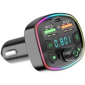 Resim Createtech Araba Fm Verici Destek Tf Kartı U Disk Mp3 Çalar Tip C 3.1a Çift Usb Hızlı Black Beyaz, Renkli ' Beyaz 