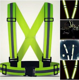 Resim Genel Markalar Yüksek Görünürlüklü Reflektörlü Klipsli Ayarlanabilir Fosforlu Pratik Motorcu Ikaz Yeleği 