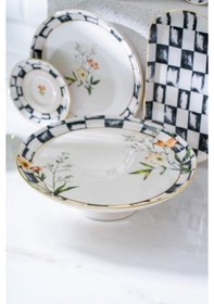 Resim Acar Peony 53 Parça Kahvaltı Takımı Sr-07793 Çok Renkli 