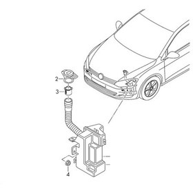 Resim Skoda Su Fiskiye Bidonu Octavia 2013- Sonrası /d 
