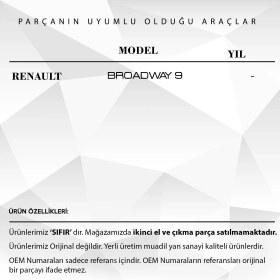 Resim DNC Auto Part 5 Adet Renault 9 Için Broadway Kilometre Sıfırlama Çubuğu 