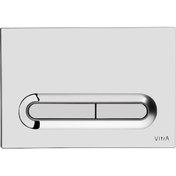 Resim VitrA Loop T Kumanda Paneli Parlak Krom 740-0780 Krom 
