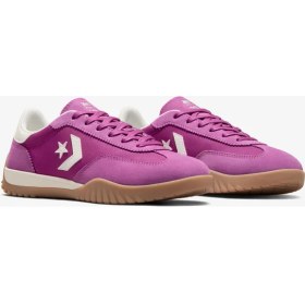 Resim Converse Run Star Trainer Unisex Mor Süet Sneaker.570 
