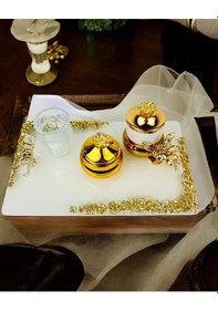 Resim Spark Söz Damat Kahve Tepsisi Mavi Mavi 