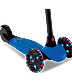 Resim Top Rock Store Işıklı Çocuk Scooter Ayarlanılabilir Direksiyonlu - Kask 
