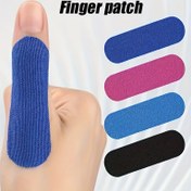 Resim 20'li Paket Elastik Parmak Bantı, Spandex Başparmak Desteği Yama, Anti-Friction Spor Parmak Bandajları için Mouse El, Bowling, Jimnastik - Sadece Elde Yıkama 