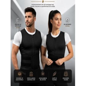 Resim Ankaflex Termal Isı Ylıtımlı Motorcu Koruma Yeleği Motorcu Rüzgar Soğuk Sıvı Geçirmez Ceketi 