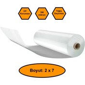Resim NetBazaars 160 micron NAYLON ÖRTÜ, ŞEFFAF SU GEÇİRMEZ NAYLON, 2X7 metre 