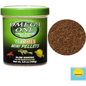 Resim Omega One Veggie Mini Pellets 100g 