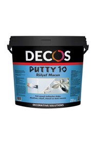 Resim DECOS Putty 10 - Rölyef Macun Pasta 20 Kg 