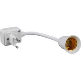 Resim Ledx DY-105 Prizi E27 Duya Dünüştürücü Açma Kapama Anahtarlı Oynar Başlıklı Duy 