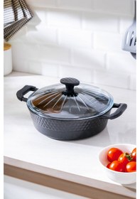 Resim Acar Diamente Pilav/karnıyarık Tencere - 26 Cm Siyah 