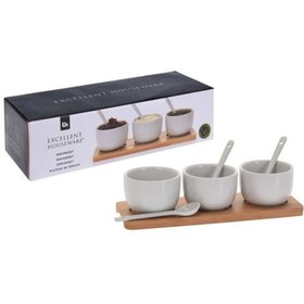 Resim Excellent Houseware Porselen Baharatlık Seti 