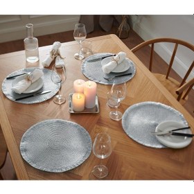 Resim Amerikan Servis, Ger. Dön. Pol. Yuvarlak, Gümüş, 4 Adet Diğer 