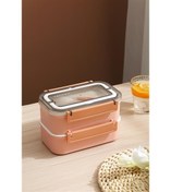 Resim Vagonlife XC-494 1600ml Pembe Çelik Saklama Kabı 