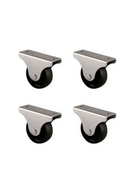 Resim Furç Sabit Teker - 38mm - Siyah Hks229 - 4 Adet - 9088124941219to Çok Renkli 