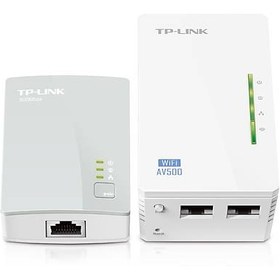 Resim TP-LINK TL-WPA4220KIT 300Mbps 300m Mesafeli 2 LAN portlu Powerline Adaptör 