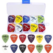 Resim Alice 50 Adet Gitar Pena Seti - Çeşitli Kalınlıklar 0,58 mm-1,50 mm, Akustik, Elektrik Gitarlar, Ukulele ve Bas İçin Şeffaf Saklama Kutulu Dayanıklı Plastik Penalar - Müzik Aksesuarları 