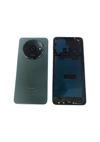 Resim Xiaomi Redmi A3 Kasa Arka Kapak Pil Kapağı Siyah 