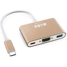 Resim S-Link Sl-usb-c68 Type-c To Hdmi Usb 3.0 Pd Kablo 