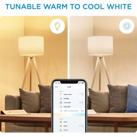 Resim Wiz-Wi-Fi 2700K-6500K Beyaz Ambiyans Akıllı Ampul - 40W - C37 - E14 Ince Duy 