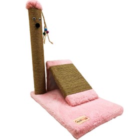 Resim AboutThePerfect Çok Renkli Kedi Tırmalama ve Oyun Platformu Rampası 