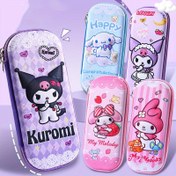 Resim For Kuromi ve Benim Melodi için 3D Karikatür Kalem Kutusu - Büyük Kapasite, Dayanıklı Polyester, Okul Malzemeleri, Kalem, Marker için Mükemmel - Tatiller ve Cadılar Bayramı için İdeal Hediye 