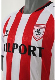 Resim 23/24 Samsunspor Hummel Efsane Çubuklu Forma Kırmızı - Beyaz 