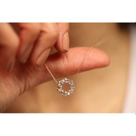 Resim 1672 Reis Feraye Kolye Pembe Altın - Rose Gold 