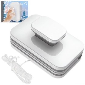 Resim Yaozixa Yüksek Kat Penceresi Temizleyici - M0310 3-10mm Manyetik İki Yönlü Cam Temizleme Aracı Beyaz-gri 