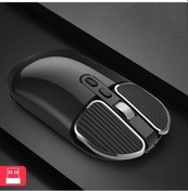 Resim Rogfer M203 2.4ghz 5 Düğmeler 1600dpı Kablosuz Optik Fare Bilgisayar Dizüstü Ofis Ev Sessiz Fare, Stil: 2.4g Siyah Diğer - Black Diğer 