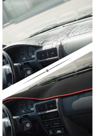 Resim Toyota Corolla Efsane Kasa (1992-1998) Uyumlu Torpido Koruma Halısı - Ön Gösterge Paneli Örtüsü 