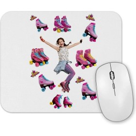 Resim Baskı Dükkanı Soy Luna Genç Kız Paten Mouse Pad 
