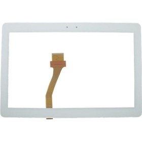 Resim Samsung Uyumlu Galaxy Tab 2 10.1 Gt-P5110 Dokunmatik Beyaz 