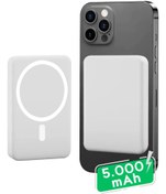 Resim Vothoon Iphone Uyumlu 5000 Mah Wireless Magsafe Batarya-Kablosuz Şarj Powerbank 